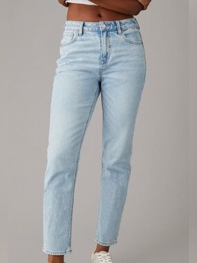 American Eagle Outfitters Light Blue Denim Jeans - Size: 10 X-SHORT